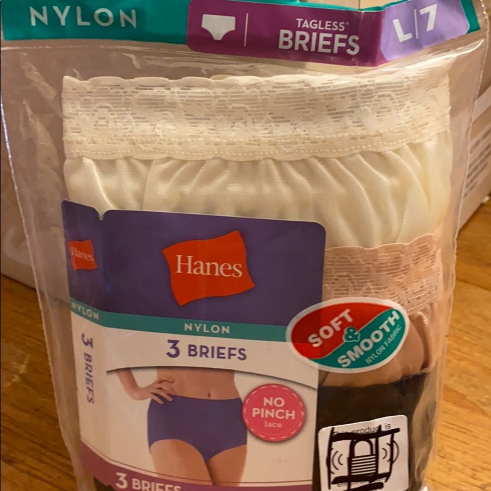 New Hanes Nylon Briefs Pack of 3